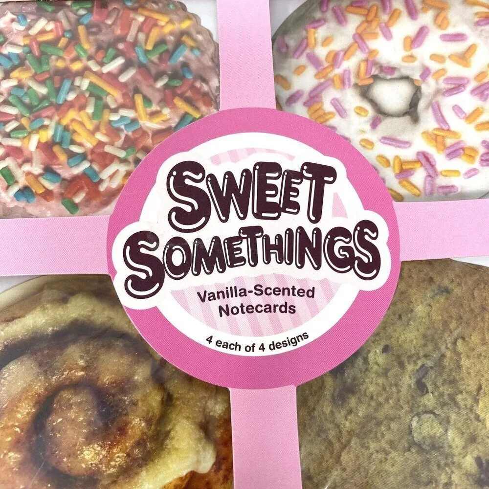 Sweet Somethings Vanilla Scented Notecards Preowned